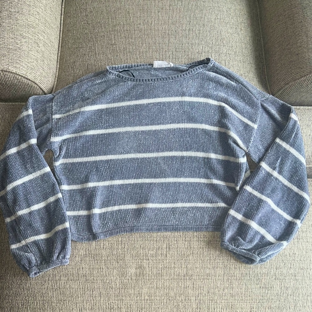 Striped Cropped Sweater